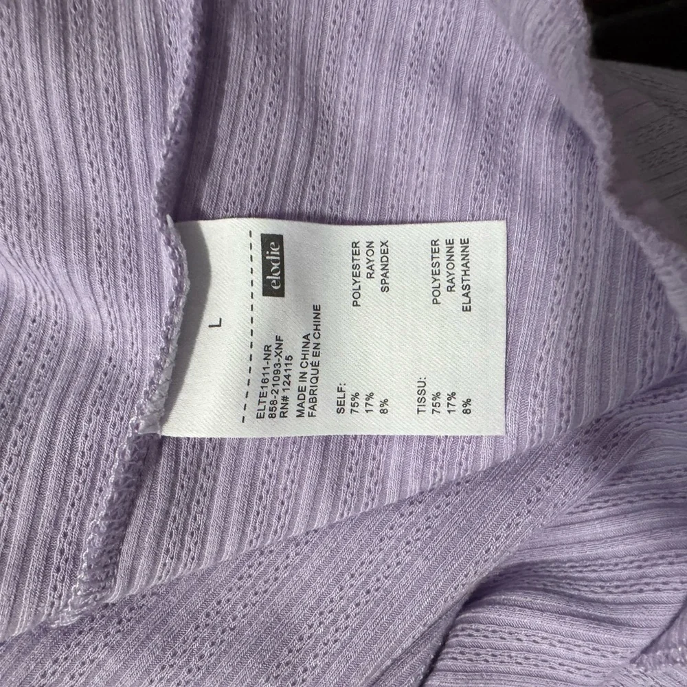 Elodie Lilac Long Sleeve Top - Picture 5 of 5